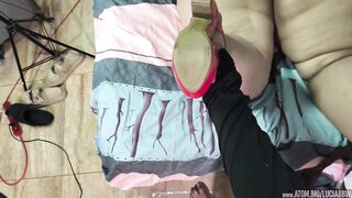 Large Butt in Nylon Nylons and Heels in Doggy