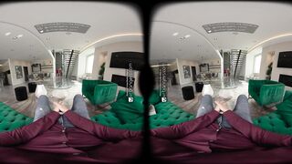 VR Bangers Aria Valencia & Hotty Windell Sexy Teen 3some VR Porn