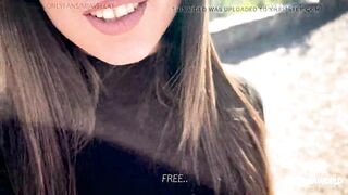 Unknown Angel Eats My Shlong in Public - Green Eyes Spunk fountain on the Face