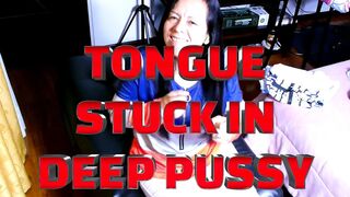 TONGUE STUCK IN UNFATHOMABLE SNATCH WITH ADAMANDEVE AND LUPO