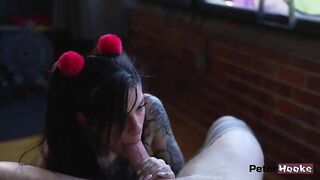 Ally's Cheating Brunette hair Girlfriend Came Over to Screw! Sami Soup Peter Hooke