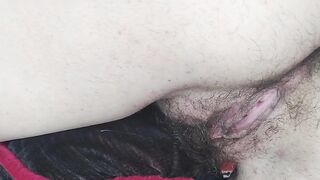 Curly Butt and Twat Close up