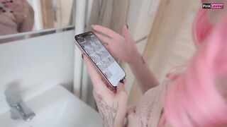 Stepsister Catches Me Banging Sex Doll with Her Nudes Then Replaces the Doll and Takes My Giant Dick