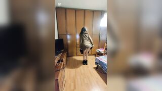 Trans latin babe masturbation
