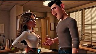 Copy Room Bitch - Excited office cutie gets screwed in the copy room (AI Generated)