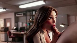 Copy Room Bitch - Excited office cutie gets screwed in the copy room (AI Generated)
