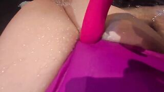 Poor man can't hold the cum and made a mess in his horts during a lapdance