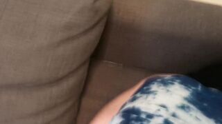 Step sister with a large butt plays on her brothers ps4 then gets banged!