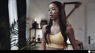 Black Roommate Frozen by Mysterious Remote CG Comics - Lia Lin Hardcore Time Stop Dream
