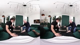 Any excuse to kiss, lick, suck and bang every other in a trio - bottom POV VR