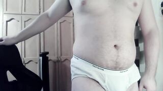 Virgin powerful camboy flexes and dances
