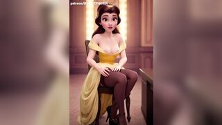Belle from Gal and the Brute CG toon animation