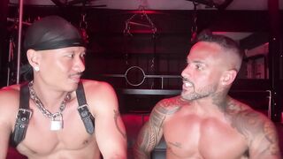 1st Time Fisting Movie with Cagedjock Part 1 Interview and Fisting, Teat Play Ass Plug, Massage Machine and Pegging