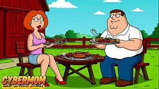 Married whore secretly cheats on her spouse with a gardener. toon parody