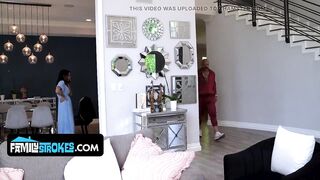 Stepdaughter Beauty Seduces Trainer Stepdad During Basketball Training