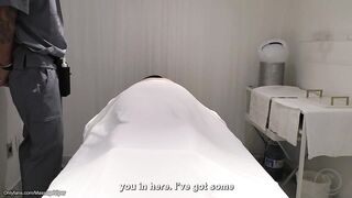 Legit massage client gets a glad ending