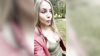 I get drilled by my ex, Polly Gardel porn actress, in show mode in the forest