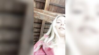 I get drilled by my ex, Polly Gardel porn actress, in show mode in the forest