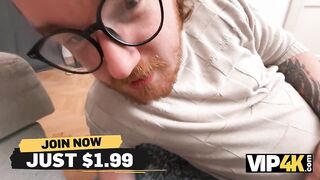 VIP4K. Lustful Floozy Cums during the time that Cheating on her Boyfriend with a Stranger right in front of him