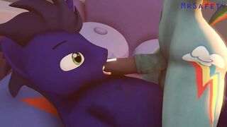 Archived - MLP Shemale hentai RainbowDash Impregnted by Boy OC