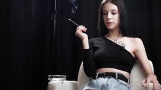 Slender Sweetheart Is Smokin' One Red