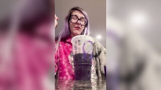67 Giantess Eating & Burping