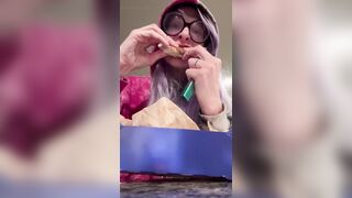 67 Giantess Eating & Burping