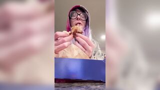 67 Giantess Eating & Burping