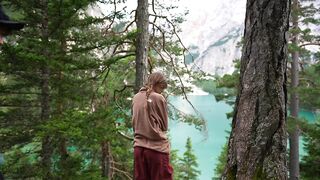 Nature inspired us and we couldn't resist. Kisses. touches, anything felt right in that pont of time.