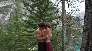 Nature inspired us and we couldn't resist. Kisses. touches, anything felt right in that pont of time.