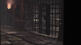 A gorgeous princess gets drilled by a dwarf knight in the dungeon