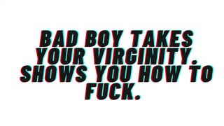 AUDIO: [M4F] Bad Hunk Takes Your Virginity
