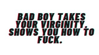 AUDIO: [M4F] Bad Hunk Takes Your Virginity