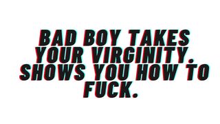 AUDIO: [M4F] Bad Hunk Takes Your Virginity