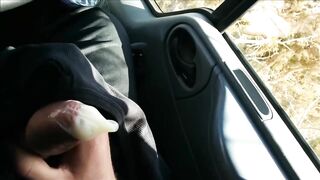 Risky Public Dick Jerk off & Fuck-rubber Fill