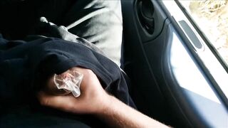 Risky Public Dick Jerk off & Fuck-rubber Fill