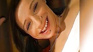 Dirty Brunette hair in Wild Group sex with Facial Explosion