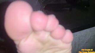 My Mexican Stepsister with Her Biggest Pink Cunt, Gets Anal Creampie, Close-up Feet