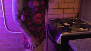 Screwing the Gothic Angel in the Kitchen