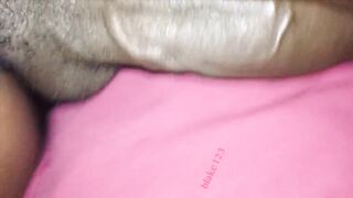Large ebony jock giving hard lengthy couch strokes