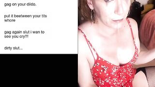 Online Taskmaster Dominates Bimbo Wench