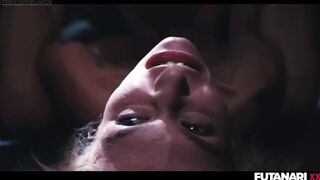 Small Blond Honey Filled with CUM Shemale hentai Ladyboy Stretches Emma Rosie Booty