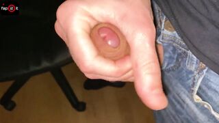 Guy Spurting a Biggest Jizz flow Without Wang Throughout Jeans Whilst Masturbating & Groaning Loud - 4K