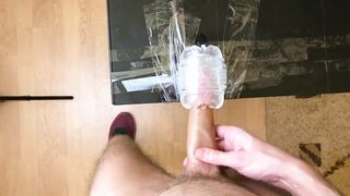 Shaking Legs Climax - Groaning Whilst Cumming In Fleshlight - 4K
