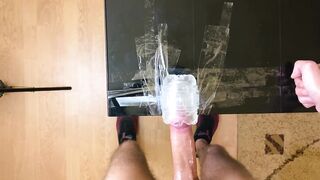 Shaking Legs Climax - Groaning Whilst Cumming In Fleshlight - 4K