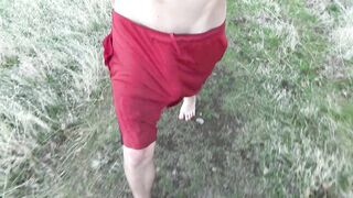 Youthful Lengthy Knob Enjoying Nature (left my raiment on the trail)