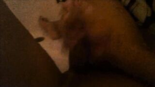 Wicked male-toy has some steamy shower pleasure in an old bathtub.