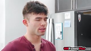 Hot stepmom drank large shlong and sexy mother I'd like to fuck enjoyed coarse snatch screwing with stepson after giving a ideal oral pleasure
