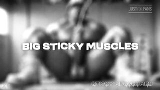 Sticky Muscle Dudes Day 58 Preview, AI-Generated Muscle Lads, Large Rods, Large Cum Loads