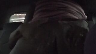 Backseat action nearly caught by neighbors